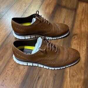Cole Haan ZEROGRAND Wingtip Oxford Men's Dress Shoes - size 11.5 wide